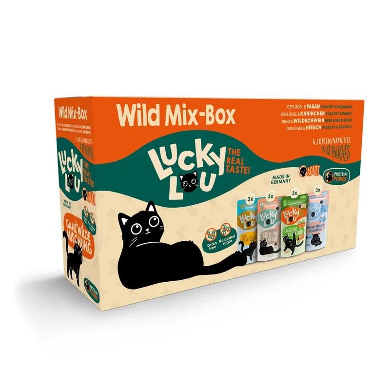 Neu Im Sortiment Lucky Lou Adult Wild-Mix 12x125 g